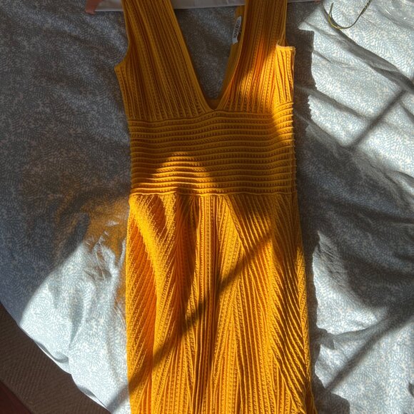 Ronny Kobo Jennifer Dress in Marigold XS - Picture 7 of 8